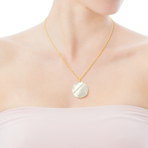 Gold TOUS Nacars Pendant with Mother-of-Pearl