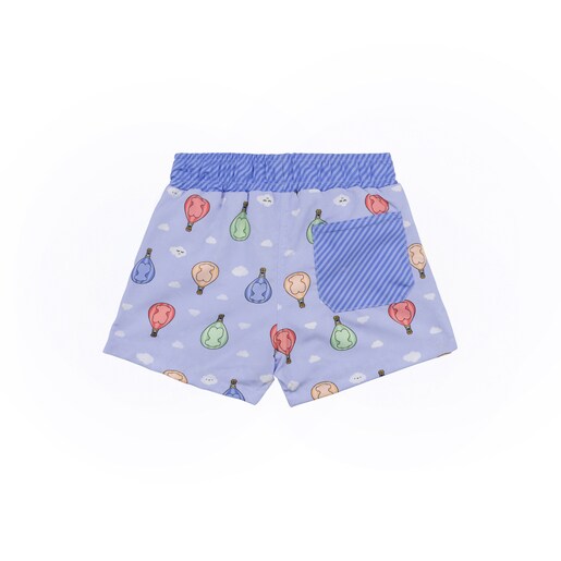 Bañador de niño Globo Azul Celeste