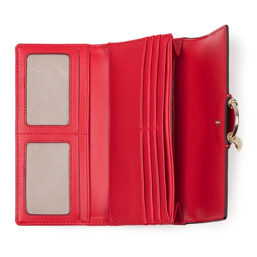 Medium red Hold Wallet
