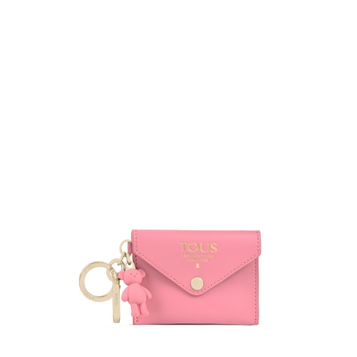 Pink TOUS Envelope Key ring with mini toiletry bag