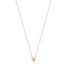 Gold TOUS Good Vibes clover Necklace with Diamonds