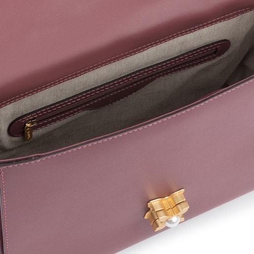 Pink Leather Rossie Warm City bag