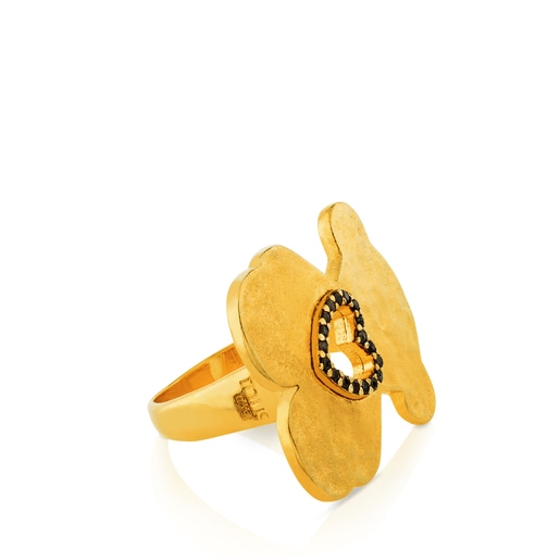 Anillo Shine con baño de oro 18 kt sobre plata