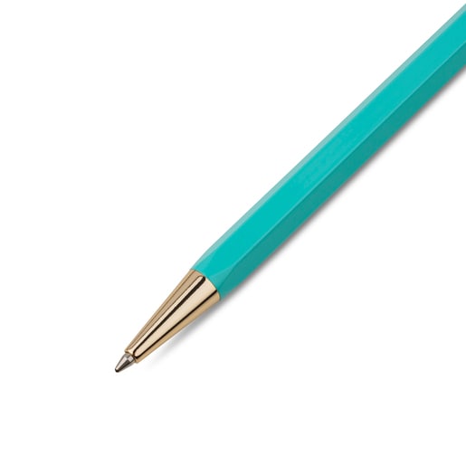 Green and gold IP colored TOUS Camee Pen