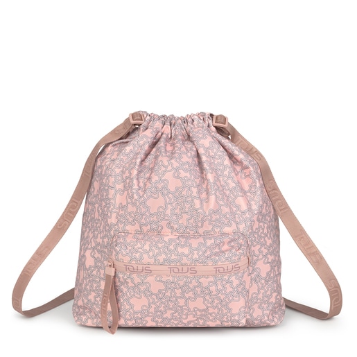 Pink Kaos Mini Sport flat backpack TOUS