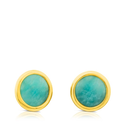 Vermeil Silver Alecia Earrings with Amazonite