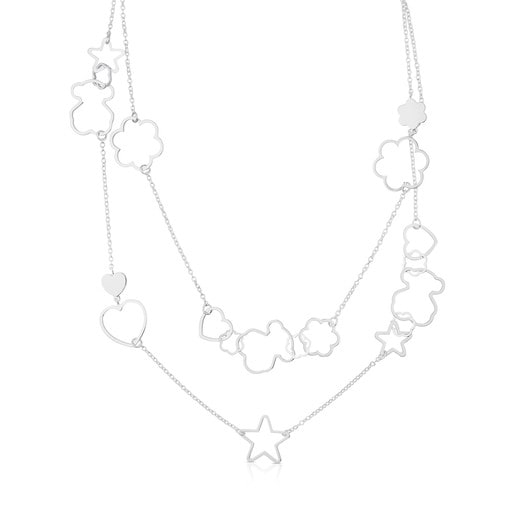 Silver New Silueta Necklace | TOUS