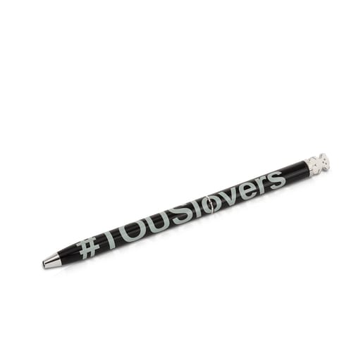 Tous Lovers black lacquered ballpoint pen | TOUS