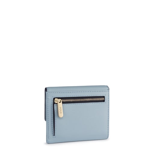 Small blue Hold Wallet