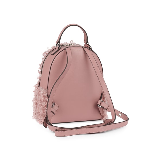 Sac à dos Dulzena Bouclette petit rose antique