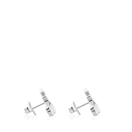 Silver Twist Earrings