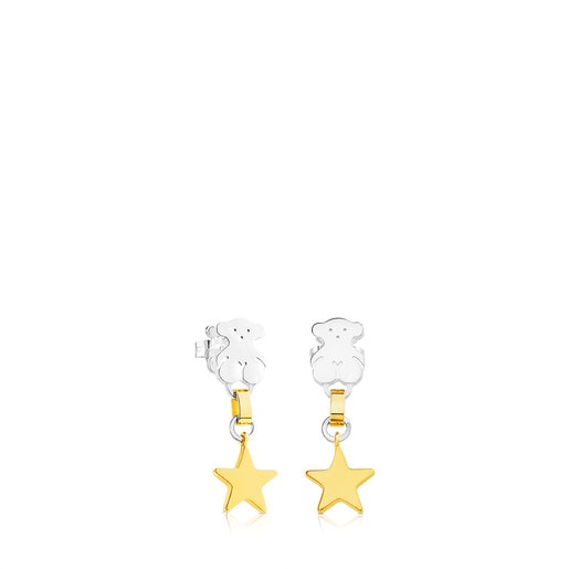 Silver and Vermeil Silver Lord Earrings