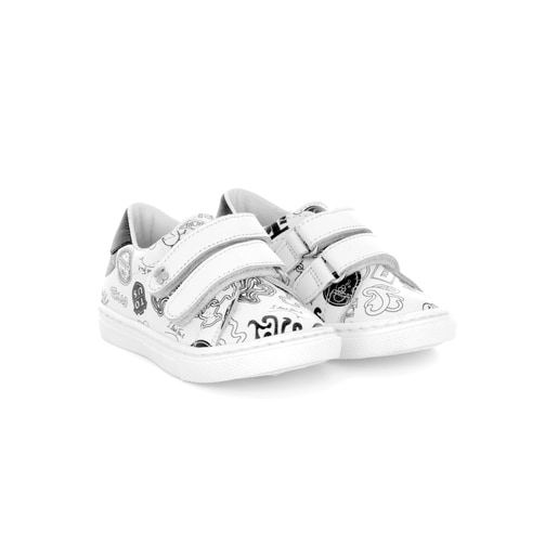 Deportiva de piel Walk Graff Negro