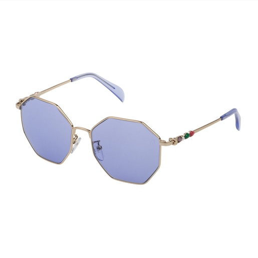Blue Metal Jolie Seventies Sunglasses