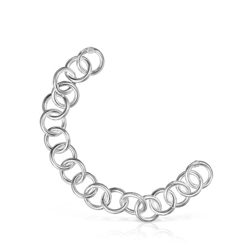 Pulseras plata tous outlet on sale
