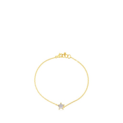 Bracelet XXS étoile en Or et Nacre