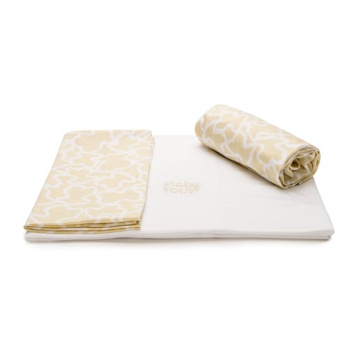 Kaos set of sheets in beige