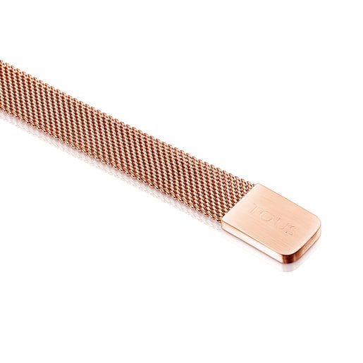 Bracelet Mesh en Acier IP rosé