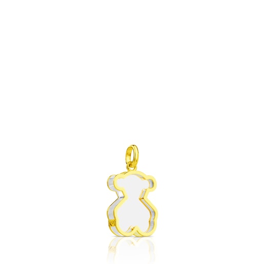 Vermeil Silver TOUS Galaxy Pendant medium Bear motif