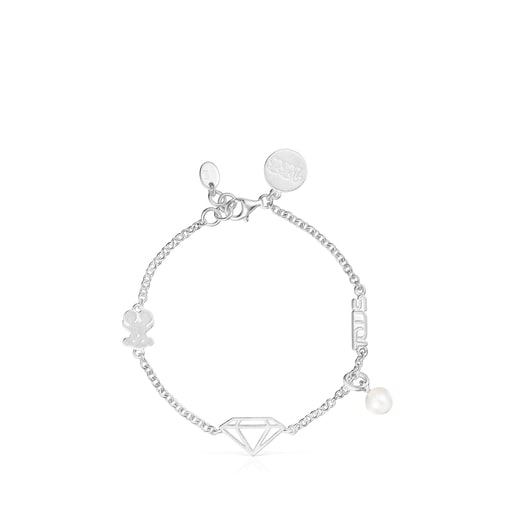 Pulsera Since 1920 de Plata con Perla