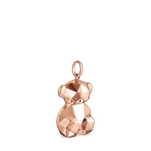 Colgante grande Sketx con baño de oro rosa 18 kt sobre plata