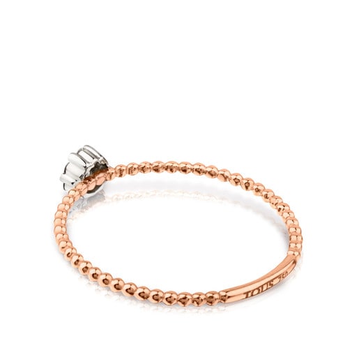 Rose gold TOUS Brillants Ring with Diamonds 0.16ct