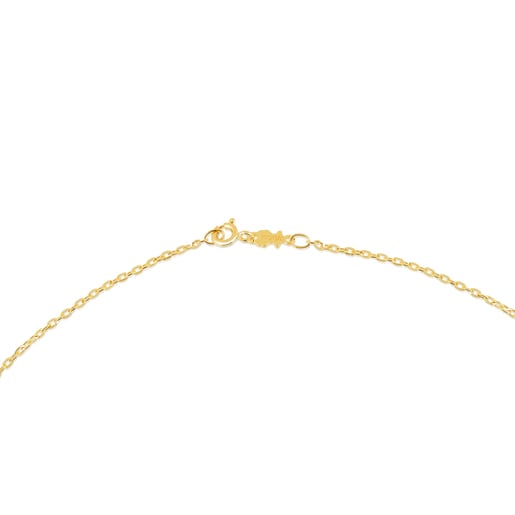 45 cm Gold TOUS Chain Choker with oval rings.