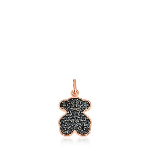 Rose Vermeil Silver Earrings with Spinel Bear motif TOUS Motif | TOUS