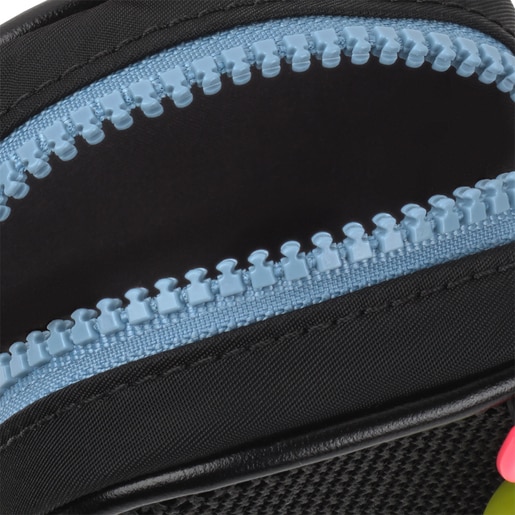 Small black and multicolored Ina Change purse