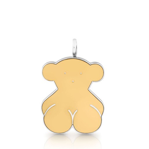 Gold and Silver TOUS Bear Pendant
