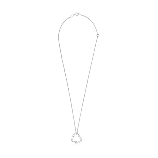 Серебряное колье с сердечком Hold