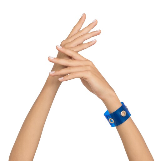 Χειροπέδα Fiocchi από βινύλιο σε μπλε χρώμα
