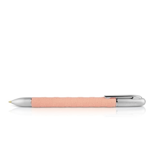 Bolígrafo de aluminio y silicona naranja TOUS Writing