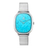 Montre Heritage Gems en acier avec cadran en Turquoise