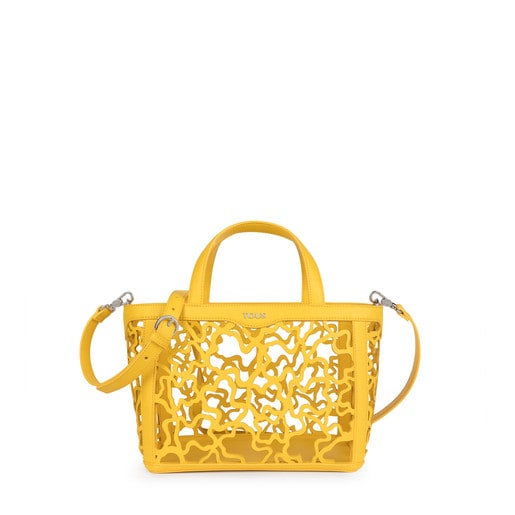 Μικρή τσάντα Kaos Shock σε κίτρινο χρώμα