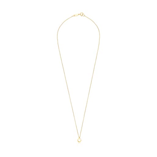 Gold TOUS Good Vibes horseshoe Necklace
