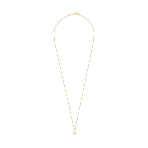 Gold TOUS Good Vibes horseshoe Necklace