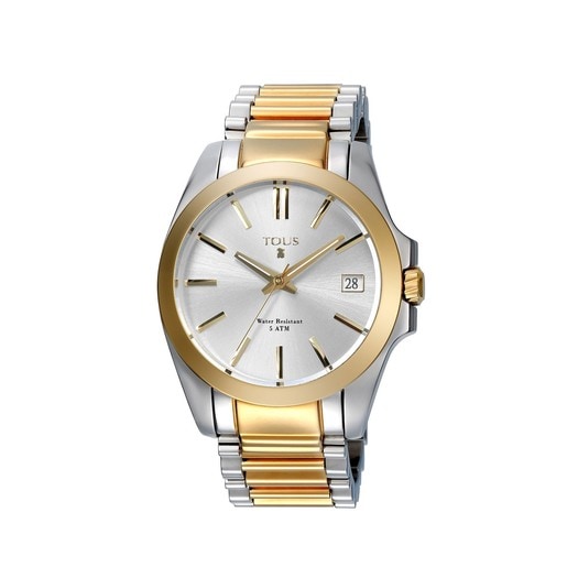 Two-tone Steel/gold IP Drive Combi Watch