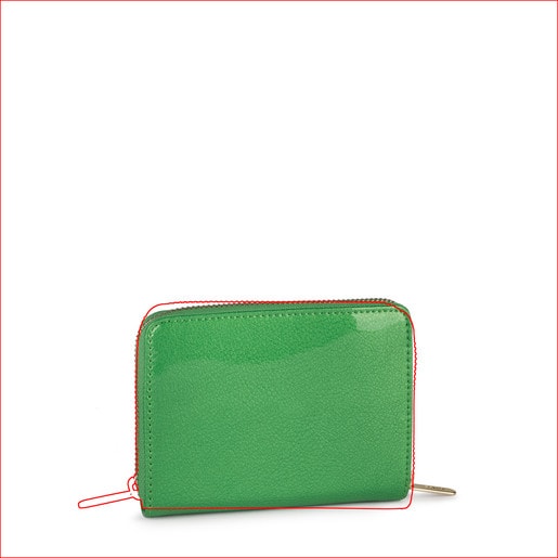 Mały zielony portfel z kolekcji Dorp