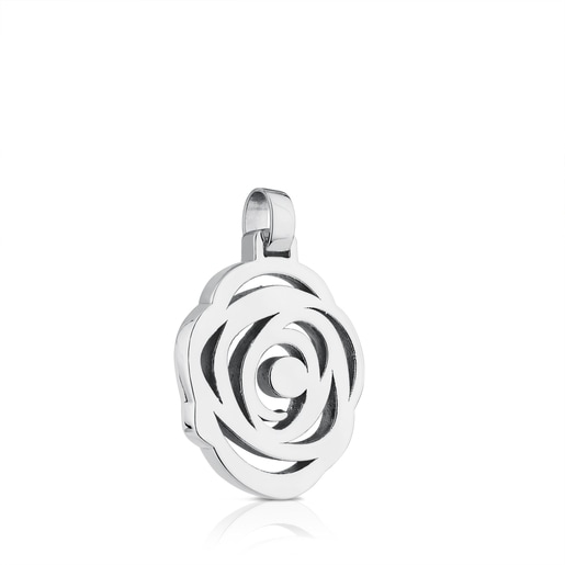 Pendentif Rosa de Abril en Argent