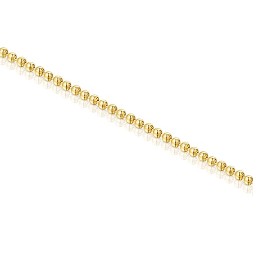 Pulsera Gloss con baño de oro 18 kt sobre plata