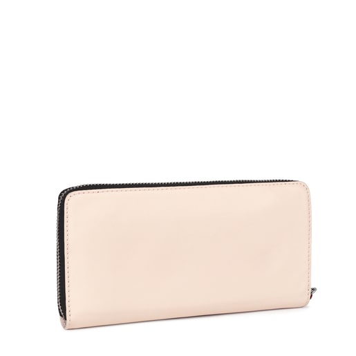 Medium nude colored Empire Soft Wallet | TOUS