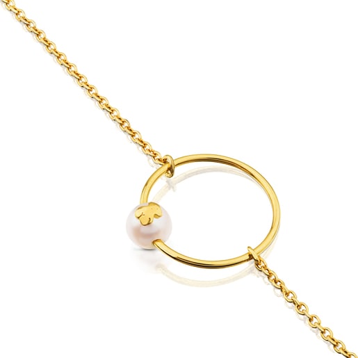Bracelet Icon Pearl en or avec perle