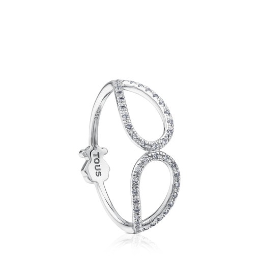 White gold with Diamonds Happy Moments Ring