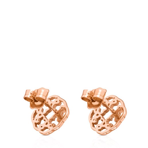 Rose Vermeil Silver Mossaic Power Earrings
