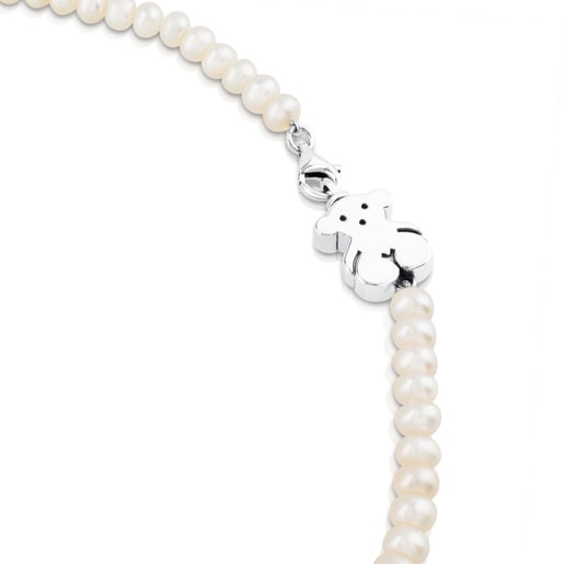 Pearl Sweet Dolls Necklace with Silver