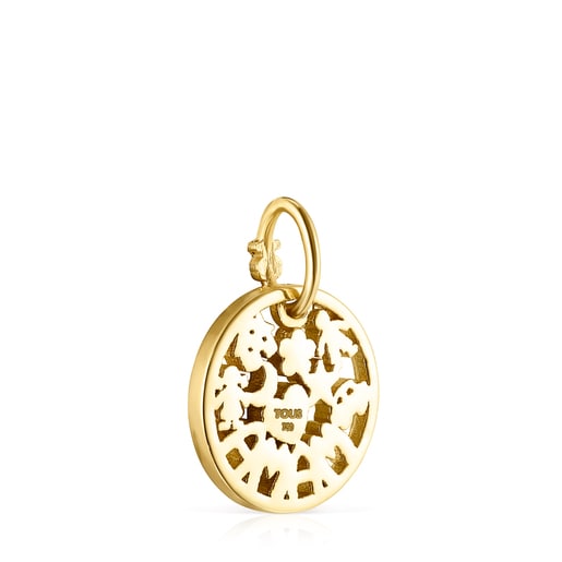 Dije pequeño TOUS Mama de Oro y Diamantes