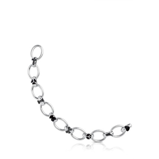 Silver Gen Bracelet with Spinel and Enamel | TOUS