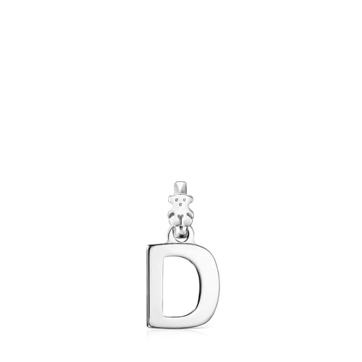 Strieborný prívesok písmeno D z kolekcie Alphabet