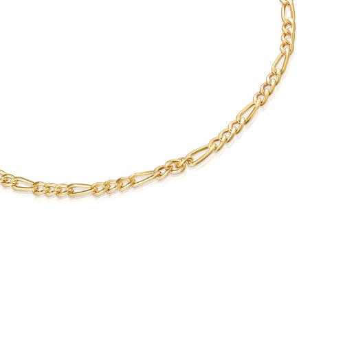 Mixed curb-chain Choker with 18kt gold plating over silver TOUS Chain | TOUS